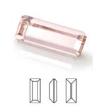 Preciosa® Baguette MAXIMA - 3x2mm Light Gold Quartz