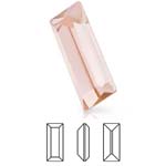 Preciosa® Baguette MAXIMA - 4x2mm Vintage Rose