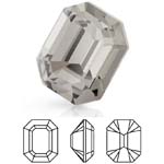 Preciosa® Octagon MAXIMA - 12x10mm Black Diamond