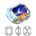 Preciosa® Octagon MAXIMA - 6x4mm Crystal AB