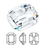 Preciosa® Octagon MAXIMA - 10x8mm Crystal Clear