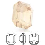 Preciosa® Octagon MAXIMA - 6x4mm Crystal Honey