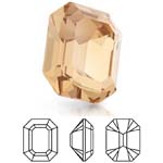 Preciosa® Octagon MAXIMA - 8x6mm Light Colorado Topaz