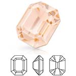 Preciosa® Octagon MAXIMA - 8x6mm Light Peach