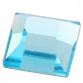 SWAROVSKI® ELEMENTS (2400) Square Flat Back Rhinestones 2.2mm Aquamarine