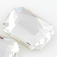 SWAROVSKI® ELEMENTS (2602) Emerald Cut Flat Back 8x5.5mm Crystal Clear