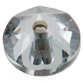 SWAROVSKI® ELEMENTS (3188) XIRIUS Lochrose Sew-on Rhinestones 5mm Crystal Silver Night (Unfoiled)