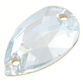 SWAROVSKI® ELEMENTS (3230) Drop Sew-on Rhinestones 12x7mm Crystal Blue Shade