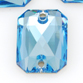 SWAROVSKI® ELEMENTS (3252) Emerald Cut Sew-on Rhinestones 20x14mm Aquamarine