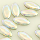 CRYSTALLIZED™ - Swarovski Elements Hot Fix Cabochon Oval (2180) 8x4mm - Crystal AB