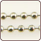 Ball Chain #3 1.5mm Ball - Silver Plated Brass