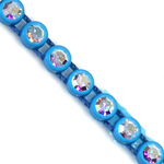 VALUE BRIGHT™ Plastic Rhinestone Banding 1 Row PP26 (SS13) Crystal AB - Aqua