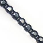 VALUE BRIGHT™ Plastic Rhinestone Banding 1 Row PP26 (SS13) Hematite - Black