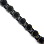 VALUE BRIGHT™ Plastic Rhinestone Banding 1 Row PP26 (SS13) Jet - Black