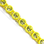 VALUE BRIGHT™ Plastic Rhinestone Banding 1 Row PP26 (SS13) Jonquil - Lemon