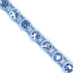 VALUE BRIGHT™ Plastic Rhinestone Banding 1 Row PP26 (SS13) Light Sapphire - Sky Blue