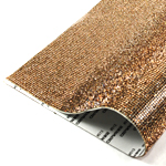 VALUE BRIGHT™ Rhinestone Mesh Self-Adhesive Sheet - SS08 40x24cm ​Light Colorado Topaz