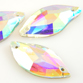 VALUE BRIGHT&trade; Sew-on 30x15mm Diamond Leaf (3254) Crystal AB