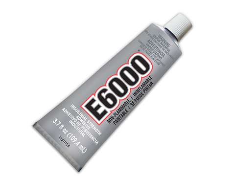 E6000 Adhesive, 3.7 Fluid Ounce CLEAR TRANSPARENTE 