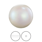 Preciosa® Nacre Round Pearl MAXIMA 1H - 6mm Pearlescent White