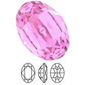 Preciosa® Oval MAXIMA - 8x6mm Rose