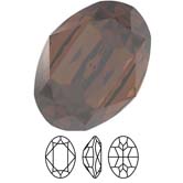 Preciosa® Oval MAXIMA - 8x6mm Smoked Topaz