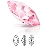 Preciosa® Navette MAXIMA - 4x2mm Light Rose