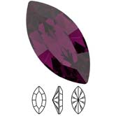 Preciosa® Navette MAXIMA - 8x4mm Amethyst