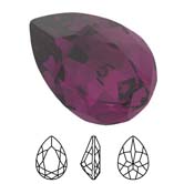 Preciosa® Baroque Pear MAXIMA - 6x4mm Amethyst