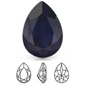 Preciosa® Baroque Pear MAXIMA - 14x10mm Dark Indigo