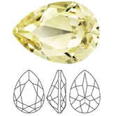 Preciosa® Baroque Pear MAXIMA - 6x4mm Jonquil