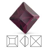 Preciosa® Square MAXIMA - 3x3mm Amethyst