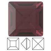 Preciosa® Square MAXIMA - 4x4mm Burgundy