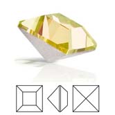 Preciosa® Square MAXIMA - 2x2mm Jonquil