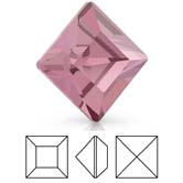 Preciosa® Square MAXIMA - 4x4mm Light Amethyst