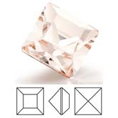 Preciosa® Square MAXIMA - 2x2mm Light Gold Quartz