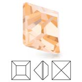 Preciosa® Square MAXIMA - 4x4mm Light Peach