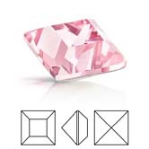 Preciosa® Square MAXIMA - 1.5x1.5mm Light Rose