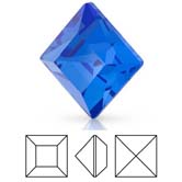 Preciosa® Square MAXIMA - 3x3mm Sapphire