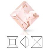 Preciosa® Square MAXIMA - 4x4mm Vintage Rose