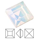 Preciosa® Square MAXIMA - 2x2mm White Opal