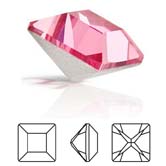 Preciosa® Square MAXIMA - 8x8mm Rose