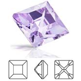 Preciosa® Square MAXIMA - 5x5mm Tanzanite