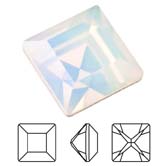 Preciosa® Square MAXIMA - 6x6mm White Opal