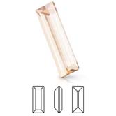 Preciosa® Baguette MAXIMA - 5x2.5mm Crystal Honey