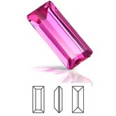 Preciosa® Baguette MAXIMA - 4x2mm Fuchsia