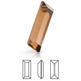 Preciosa® Baguette MAXIMA - 5x2.5mm Smoked Topaz