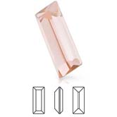 Preciosa® Baguette MAXIMA - 3x2mm Vintage Rose