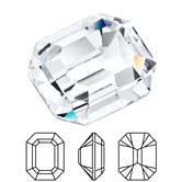 Preciosa® Octagon MAXIMA - 12x10mm Crystal Clear