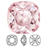 Preciosa® Cushion Square MAXIMA - 12mm Vintage Rose